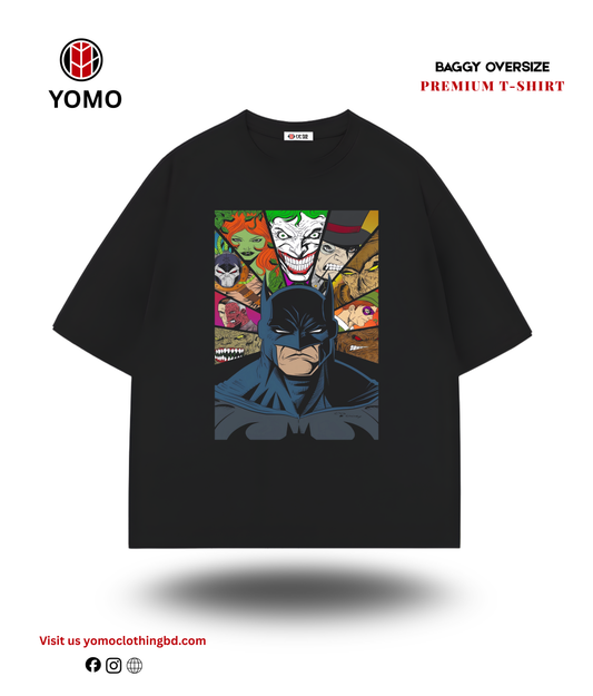 T-SHIRT / BATMAN / MARVEL / BLACK