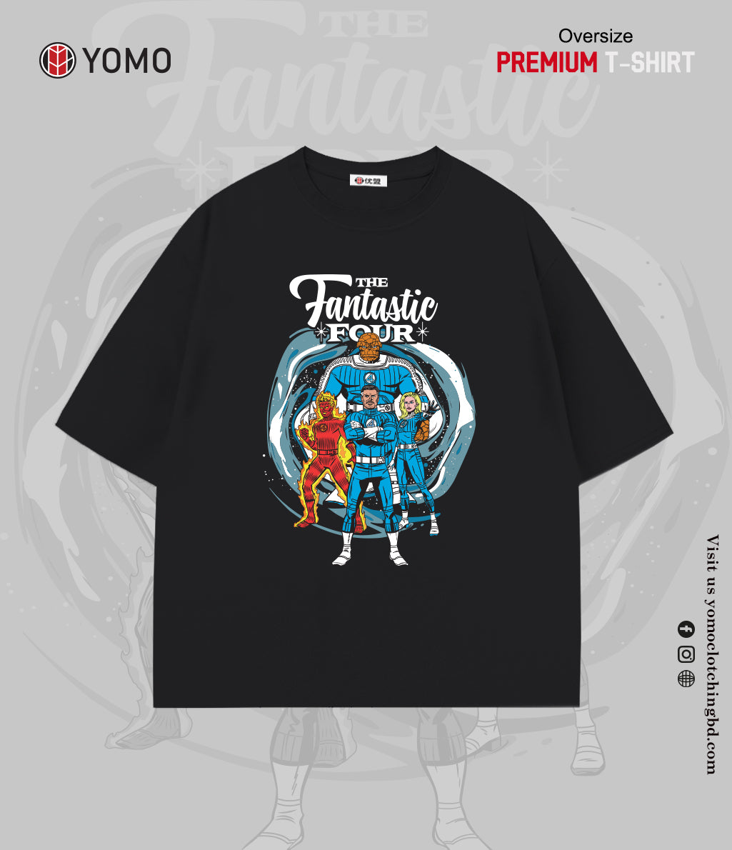 T-SHIRT / TIME TO ACTION T-SHIRT / MARVEL / THE FANTASTIC FOUR