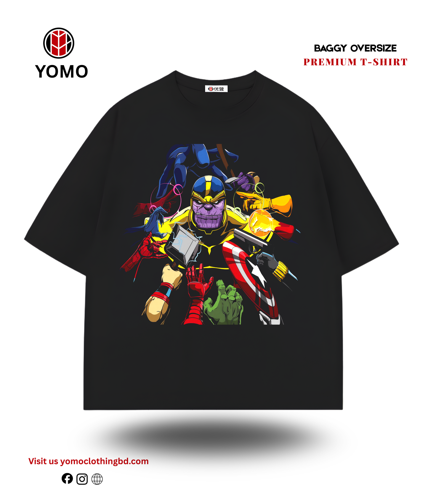 T-SHIRT / THOR / MARVEL / BLACK