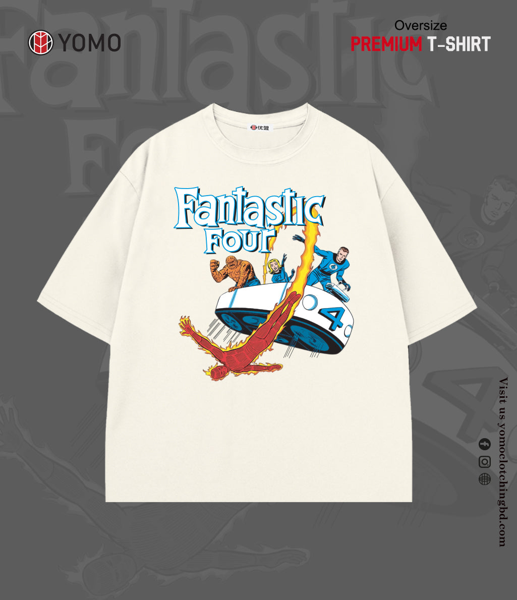 T-SHIRT / THE FANTASTIC FOUR CAR FLYING T-SHIRT / MARVEL / THE FANTASTIC FOUR