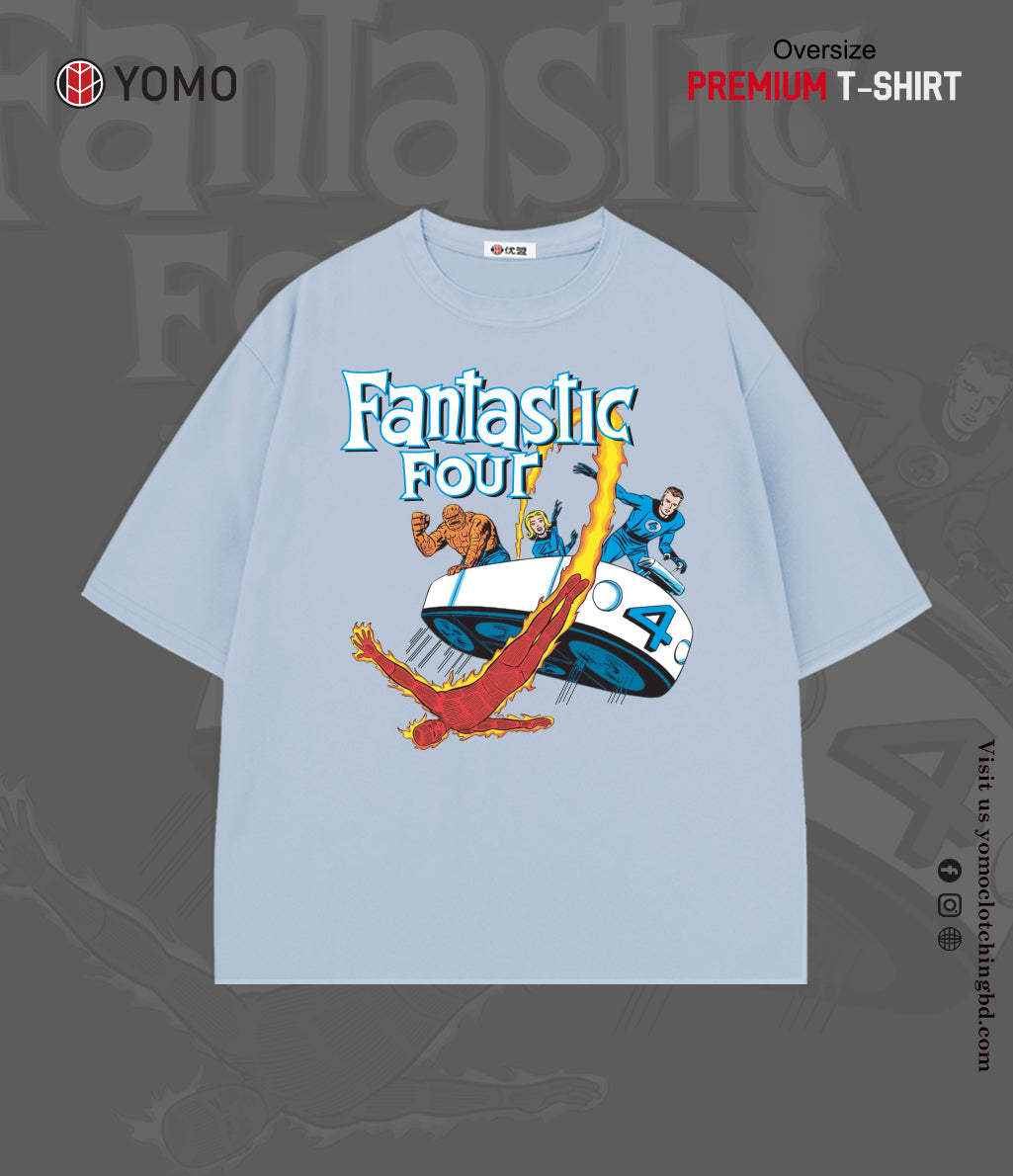 T-SHIRT / THE FANTASTIC FOUR CAR FLYING T-SHIRT / MARVEL / THE FANTASTIC FOUR