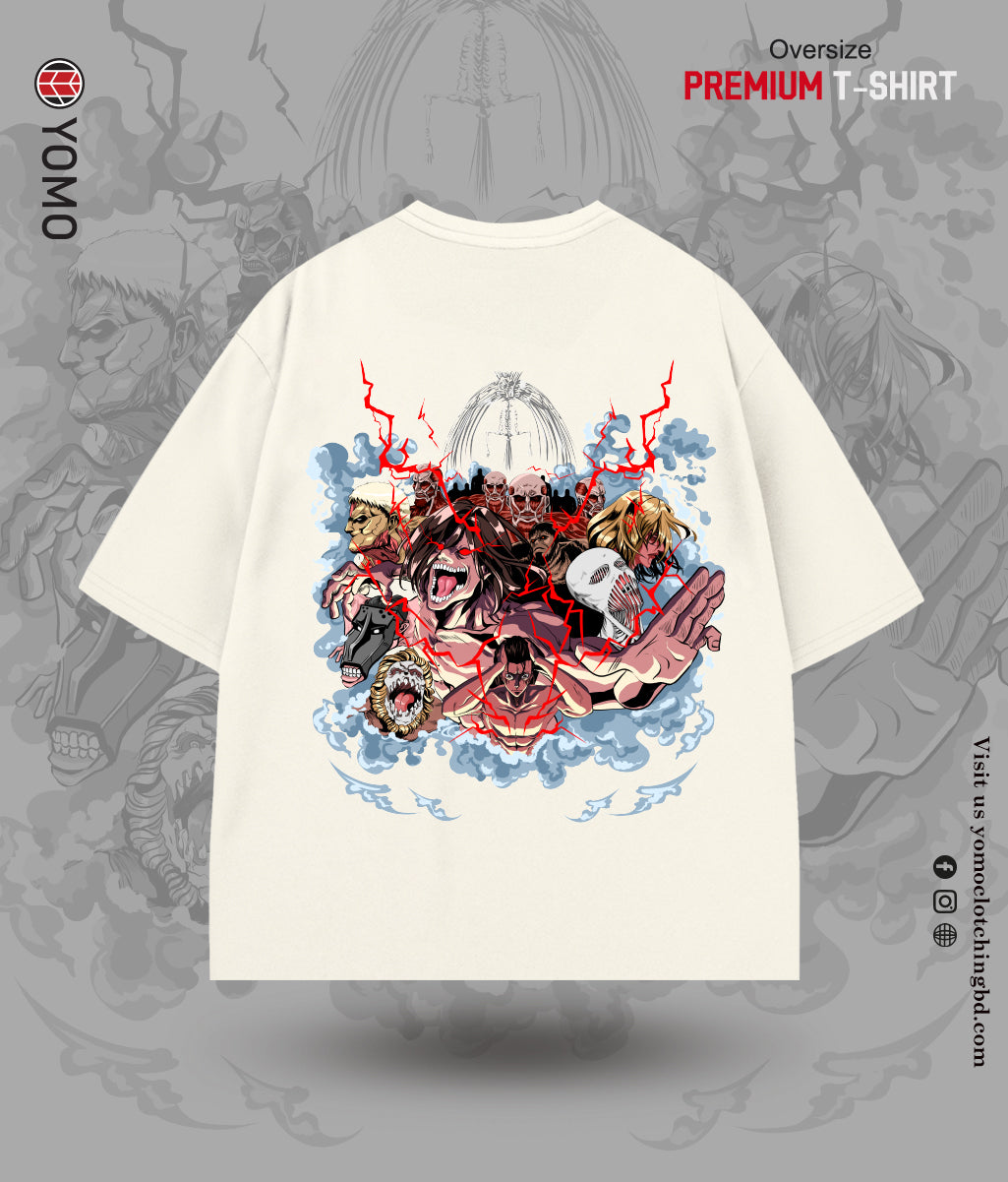 T-SHIRT / EREN YEAGER T-SHIRT / ANIME / ATTACK ON TITAN