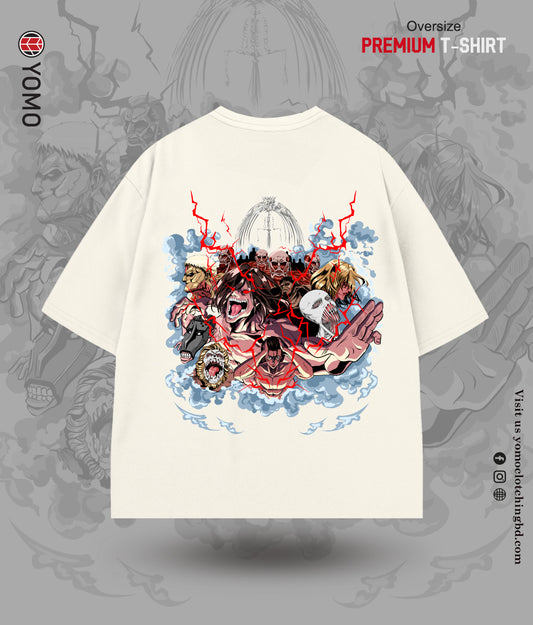 T-SHIRT / EREN YEAGER T-SHIRT / ANIME / ATTACK ON TITAN