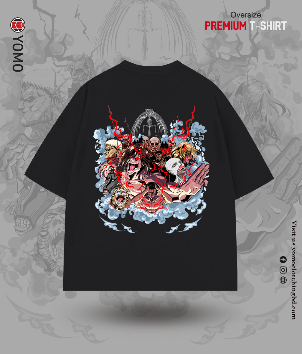 T-SHIRT / EREN YEAGER T-SHIRT / ANIME / ATTACK ON TITAN