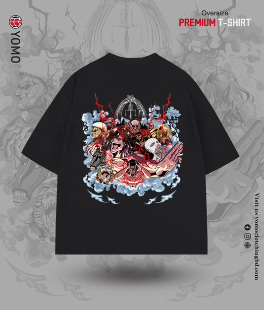 T-SHIRT / EREN YEAGER T-SHIRT / ANIME / ATTACK ON TITAN