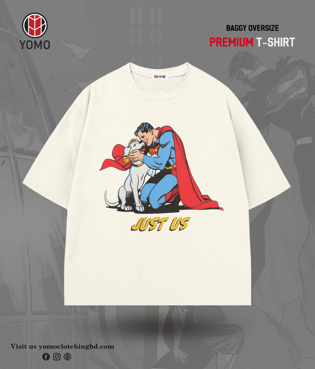 T-SHIRT / JUST US T-SHIRT / MARVEL / SUPERMAN