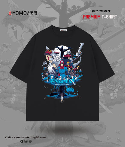 T-SHIRT / PRINCESS MONONOKE T-SHIRT /  ANIME / GHIBLI STUDIO