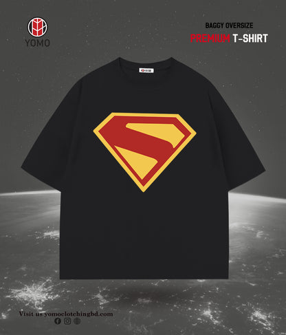 T-SHIRT / SUPERMAN BLACK T-SHIRT / MARVEL / SUPERMAN