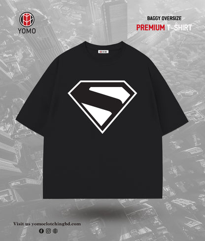T-SHIRT / SUPERMAN BLACK T-SHIRT / MARVEL / SUPERMAN