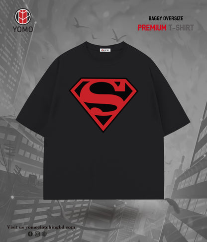 T-SHIRT / SUPERMAN BLACK T-SHIRT / MARVEL / SUPERMAN