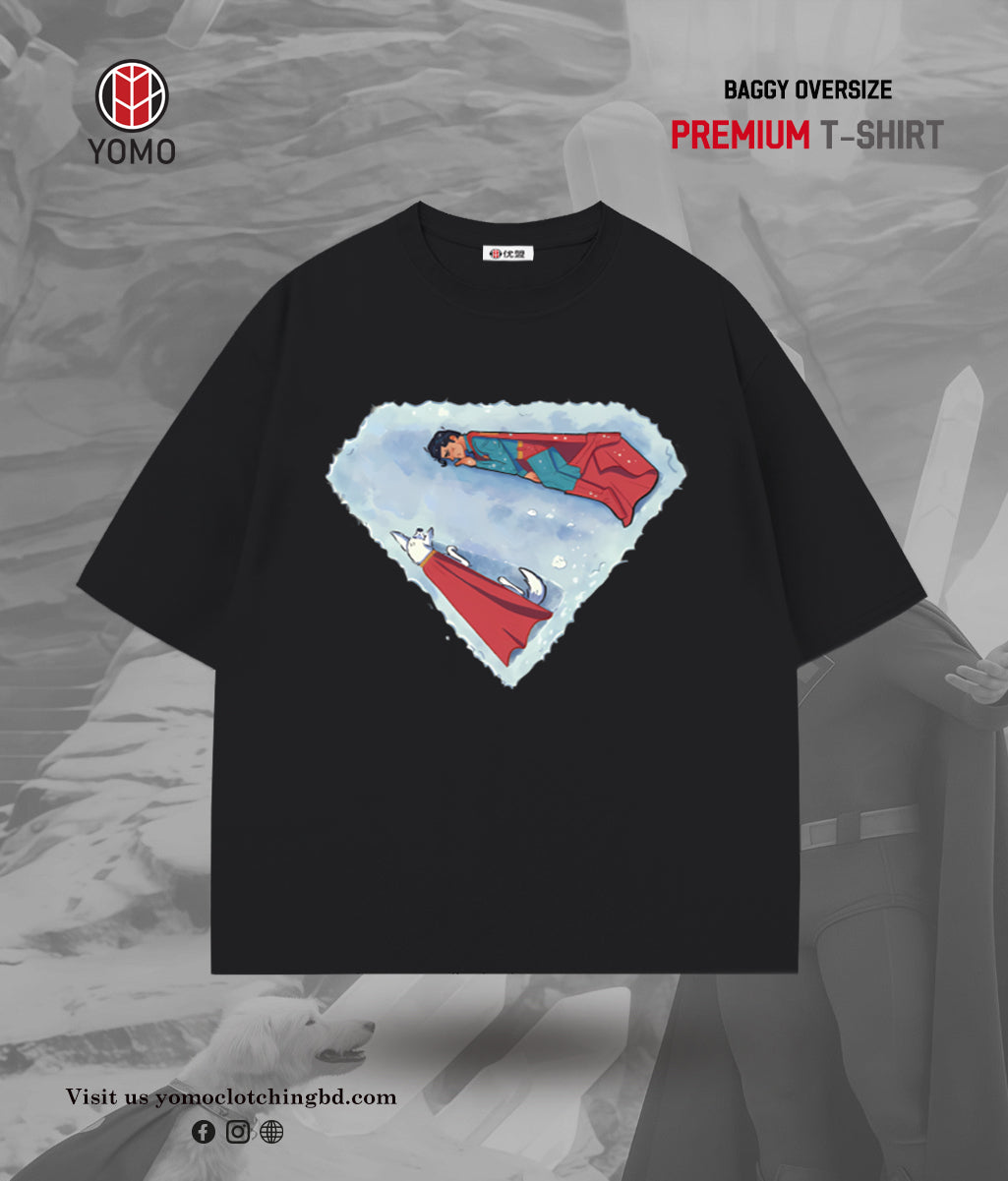 T-SHIRT / SUPERMAN & KRYPTO T-SHIRT / MARVEL / SUPERMAN