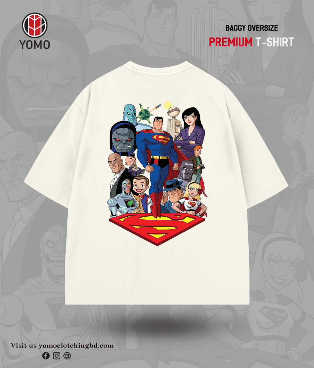 T-SHIRT / SUPERMAN & KRYPTO T-SHIRT / MARVEL / SUPERMAN