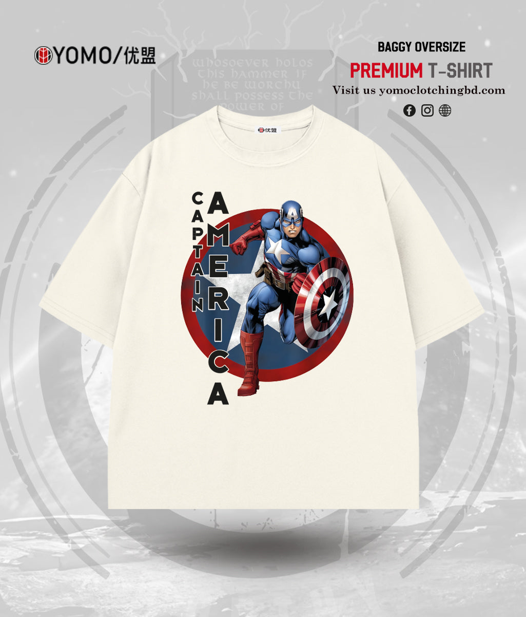 T-SHIRT  /  CAPTAIN AMERICA T-SHIRT  /  MARVEL / CAPTAIN AMERICA