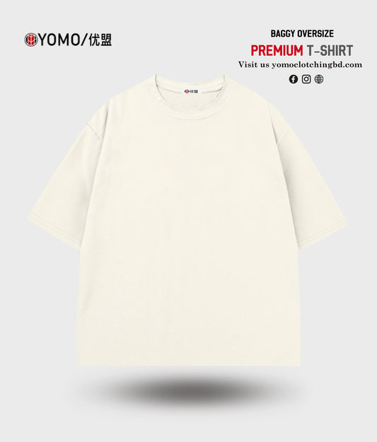 T-SHIRT / OVERSIZE SOLID T-SHIRT - OFF WHITE